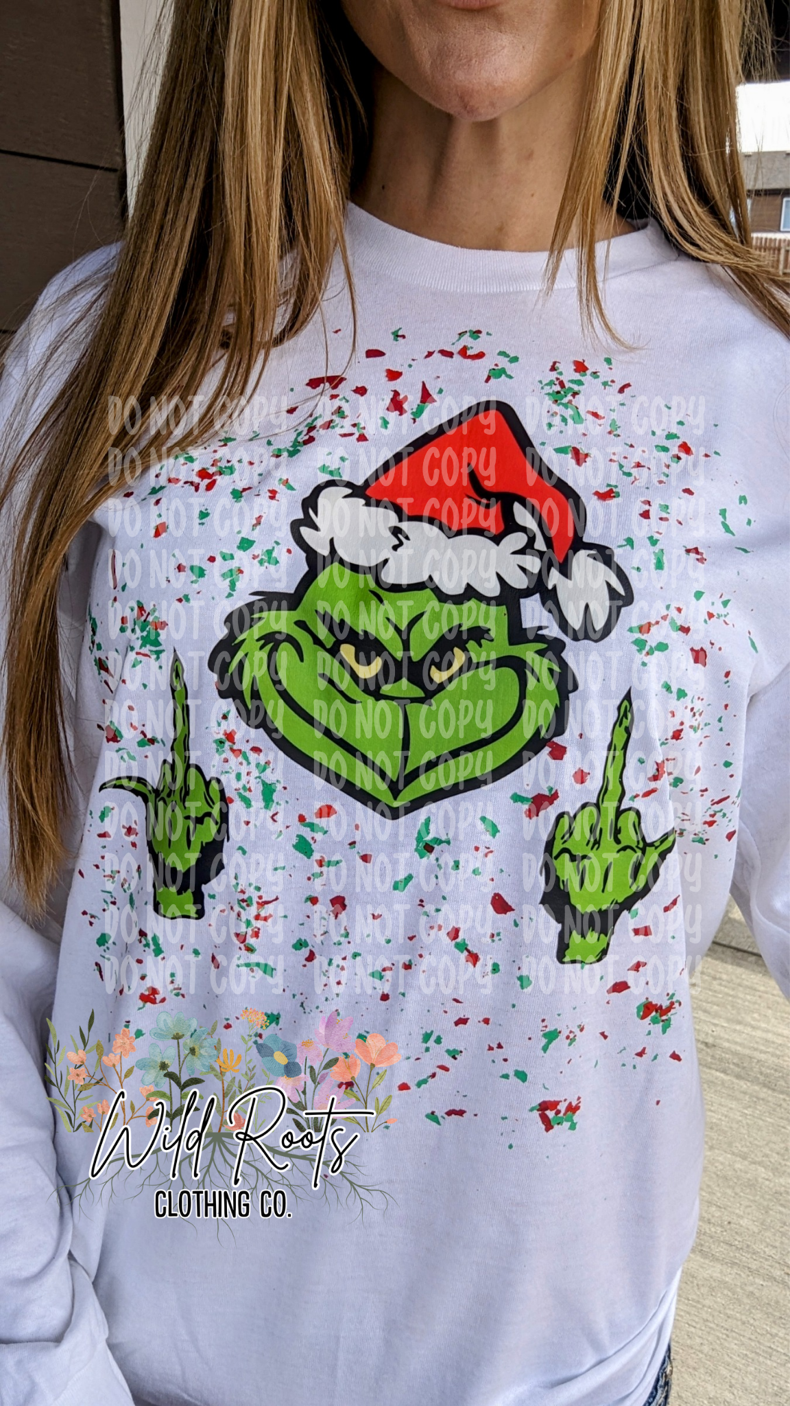 Grinch Flipping The Bird